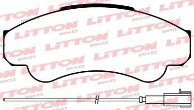PASTILLAS FRENO DELANTERAS PEUGEOT CITROEN BOXER JUMPER 2002 ARGENTINAS [LITTON]