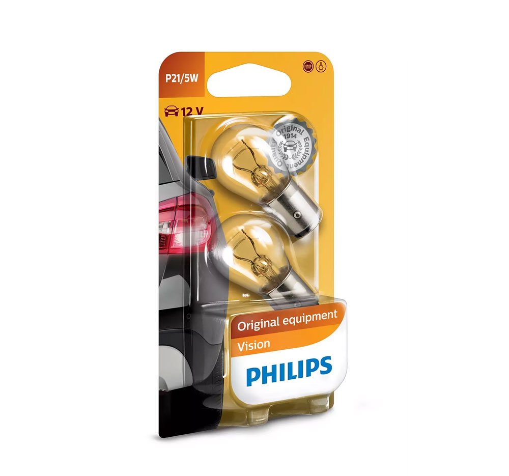 LAMPARA - BAYONETA 12V 21-5W BAY15D P-DESPAREJA BLISTERX2 PHILIPS