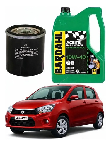 Filtro + Aceite Suzuki Celerio 1.0 Nafta