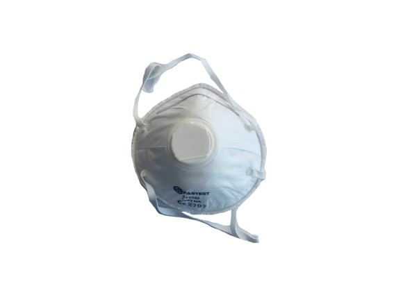 MASCARILLA RESPIRACION VALVULADA FFP2 POLVO/VAPORES ORGANI
