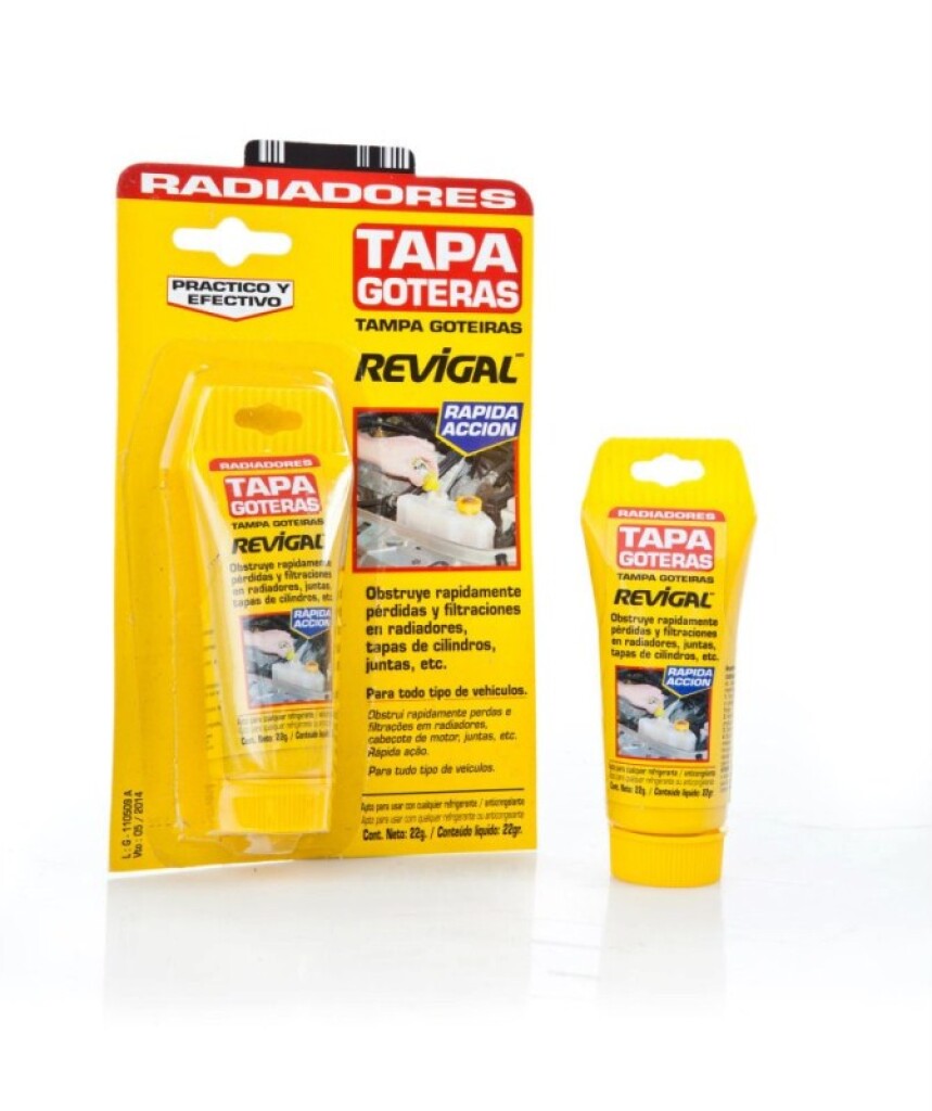 QUIMICOS VARIOS - TAPA GOTERAS RADIADOR 20g. REVIGAL