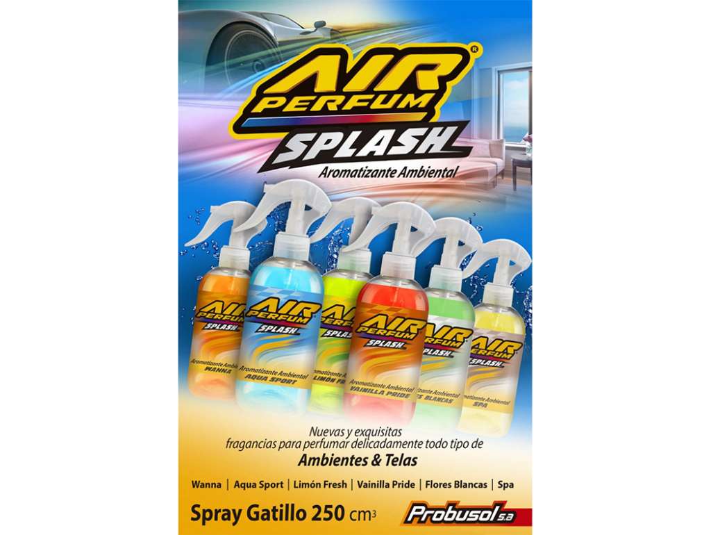 PERFUMADOR UNIV. 250ML SPRAY SPLASH