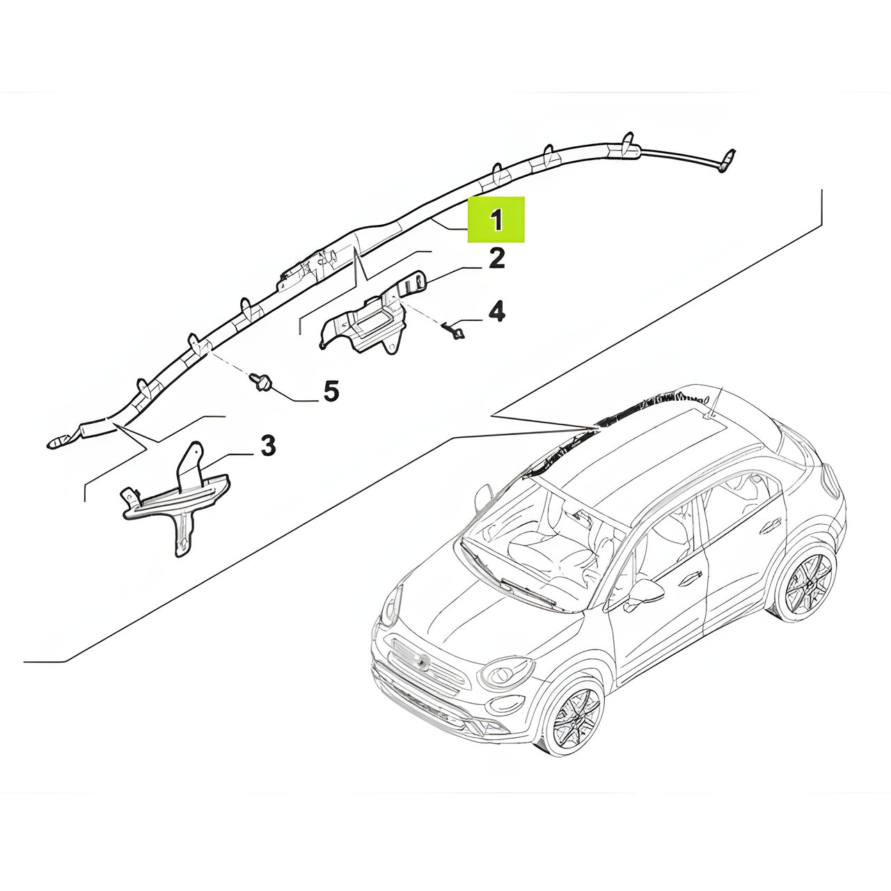 AIRBAG VENTANA IZQ. -ORIGINAL