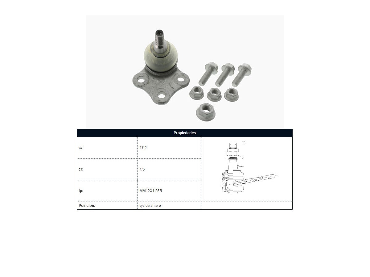 Rotula Del Renault Megane/Fluence 08-18 Der/Izq