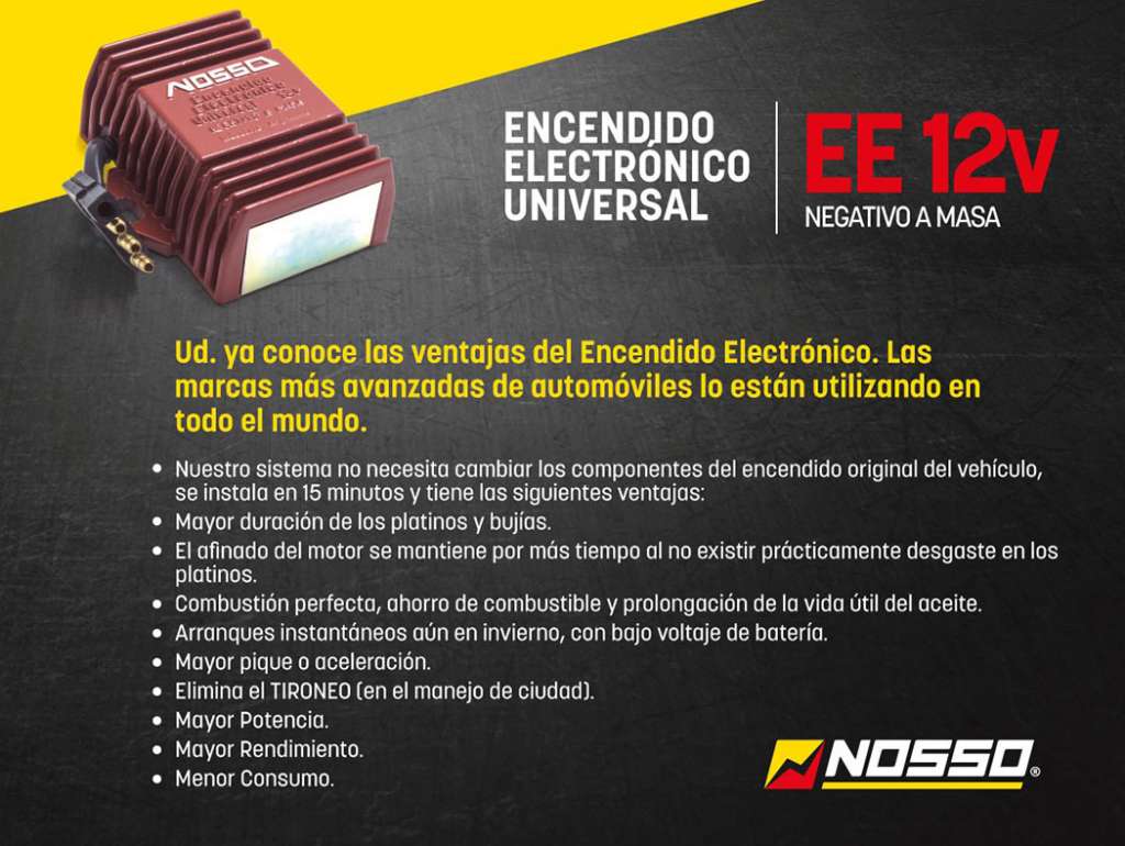 Módulo de encendido electrónico universal 12V