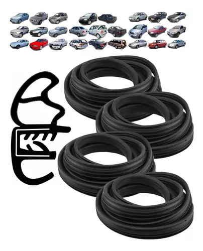 Kit burlete de puerta con solapa