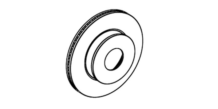 DISCO DE FRENO PEUGEOT 405 PARTNER VENTILADO CIFAM 800-191 [CIFAM]