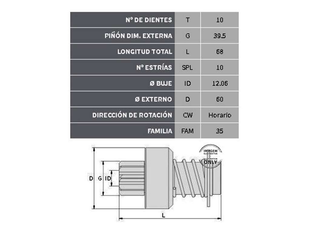 Bendix de arranque