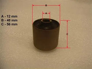 Buje de bastidor trasero superior