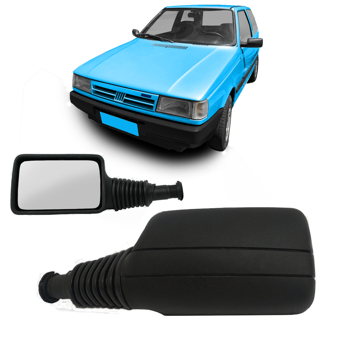 Espejo exterior Izquierdo Fiat uno 1991  2003