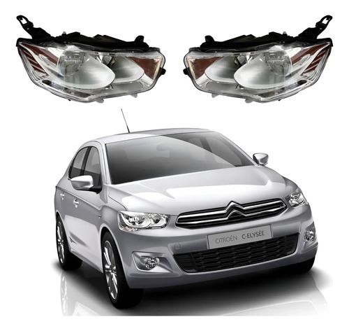 Kit Semiopticas Delanteras Citroen C-elysee 2014 / 2016