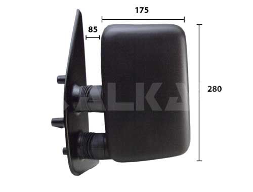 Espejo Retrovisor Exterior Izquierdo Manual