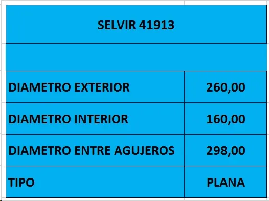 PLACA EMBR NISSAN D22 (260mm) WESTLAKE