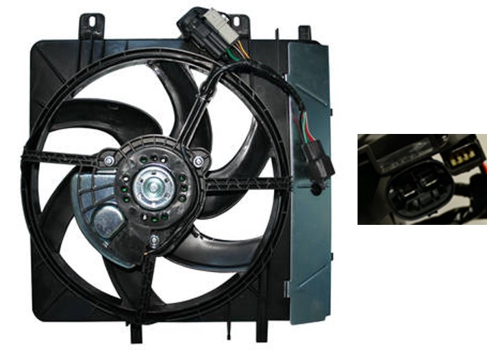 ELECTROVENTILADOR CON SOPORTE -TYC