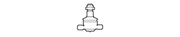 ARTICULULACION/ROTULA DE PUERTA SCANIA R112 1982-1991