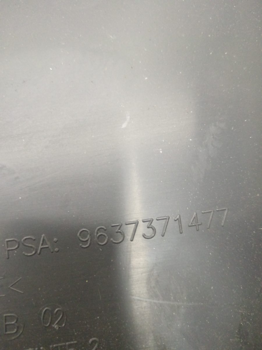 Tapizado Interior Puerta Trasero Izquierdo Peugeot 307 (S1) 2001-2005 XN 9637371477