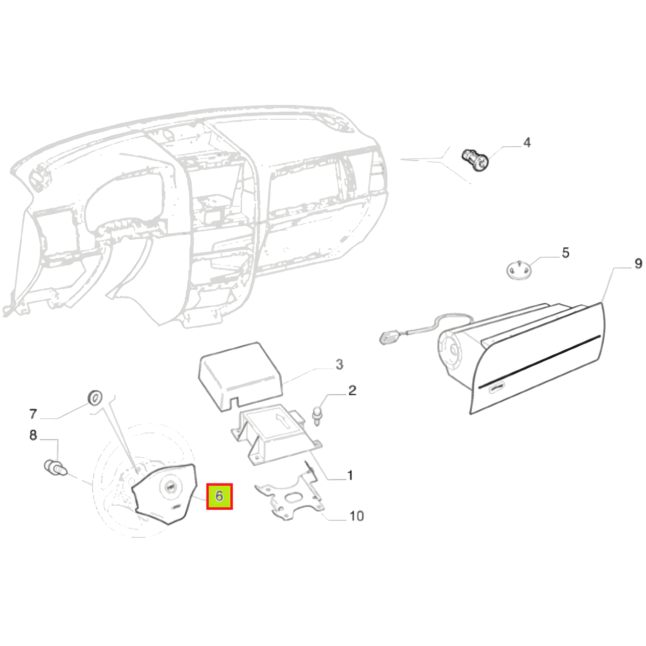 AIRBAG CONDUCTOR -ORIGINAL