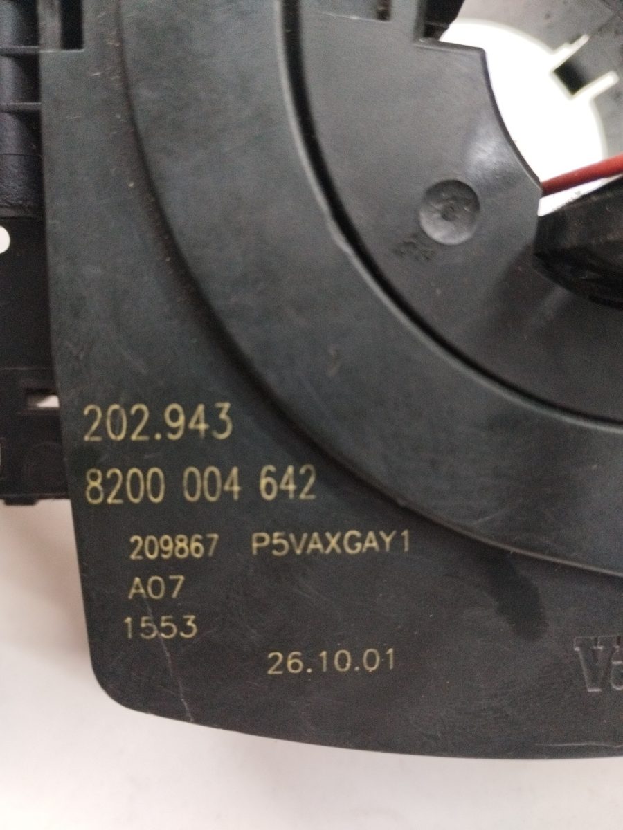 Cinta de Airbag Renault Laguna II (BG0) 2001-2007 1.9 dCi Diesel 1.9L 88kW 8200004642
