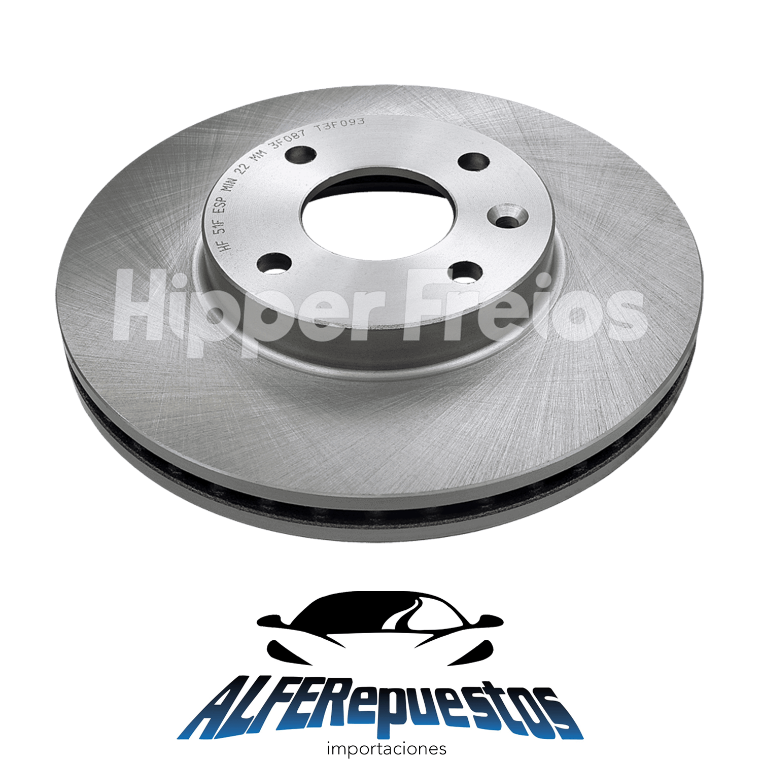 DISCO FRENO VENTILADO GM COBALT/SONIC/SPIN 256MM