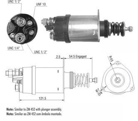 AUTOMATICO ARRANQUE 12V CON EMBOLO C/DELCO REMY