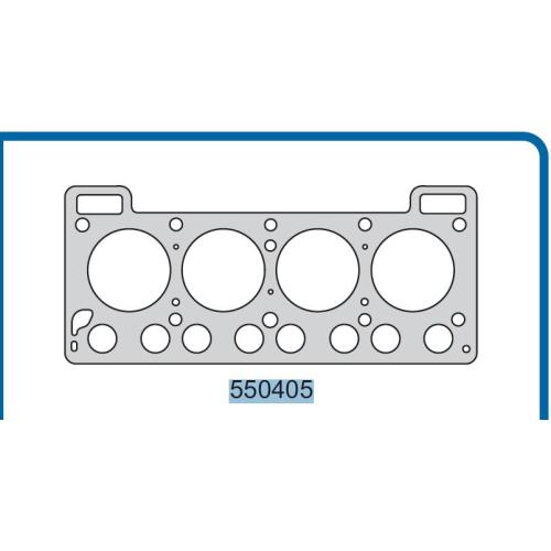 JUNTA TAPA CIL. RENAULT NAFTA 1.3  R12 70... R4 R6 R15 P/PISTON 73MM  ESPESOR 1.40MM