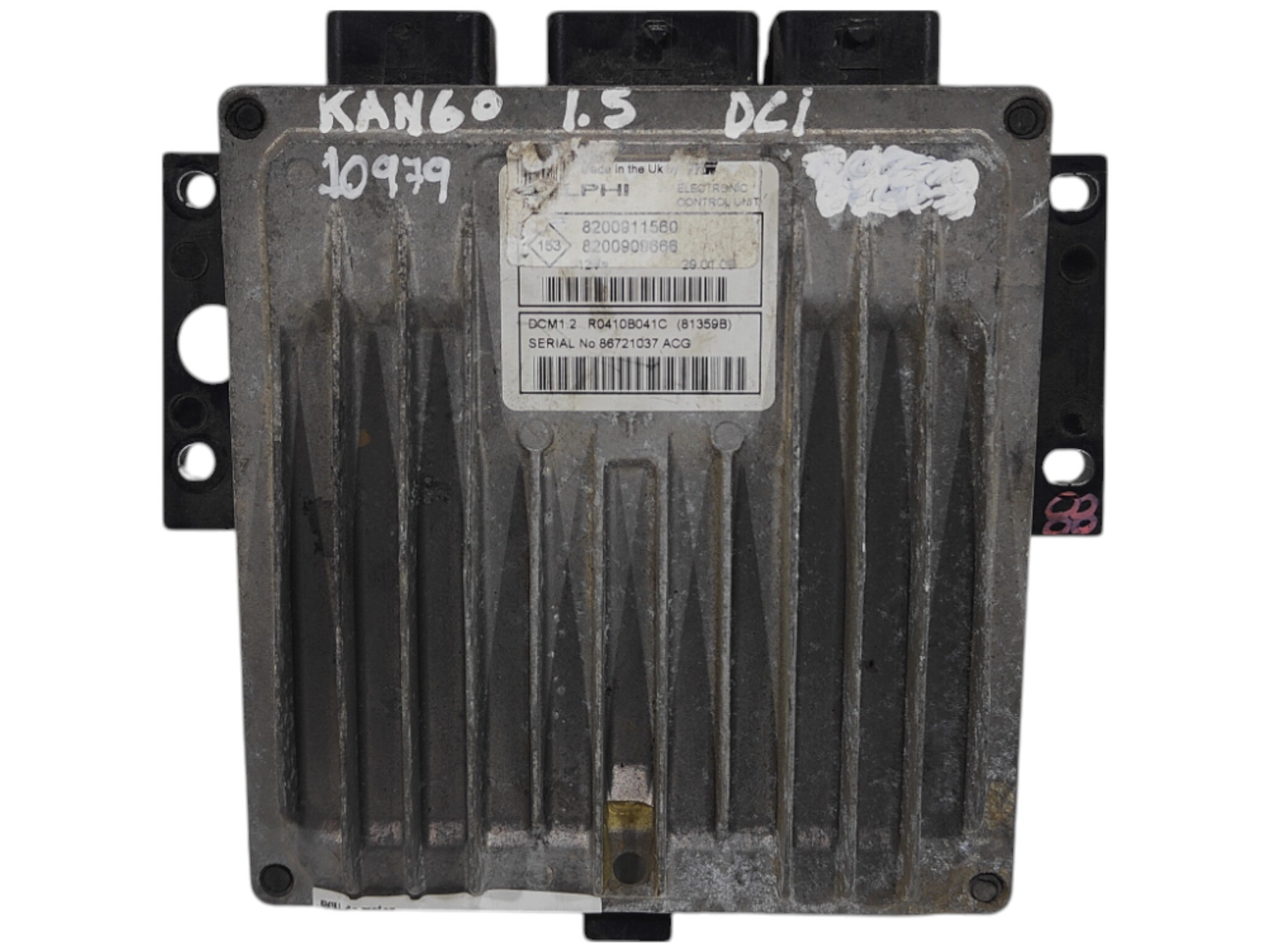 ECU de motor Renault KANGOO II 1.5 DCI 70HP , Ref: 10979-K3B11