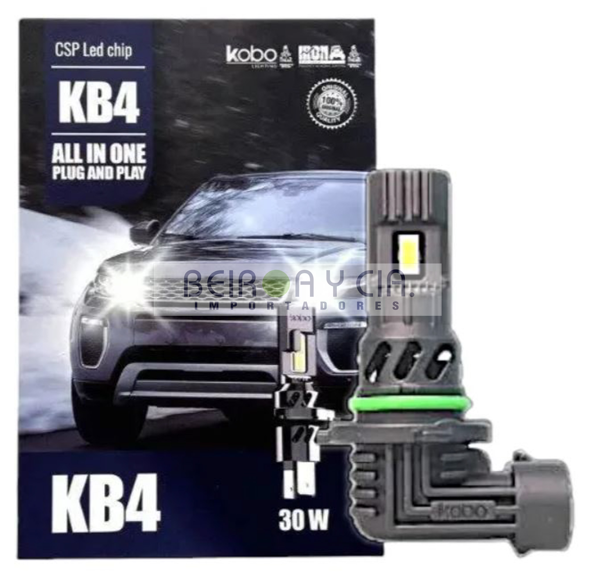 KIT KB4 LED CSP 9012 12V 40000LMS ALL IN ONE