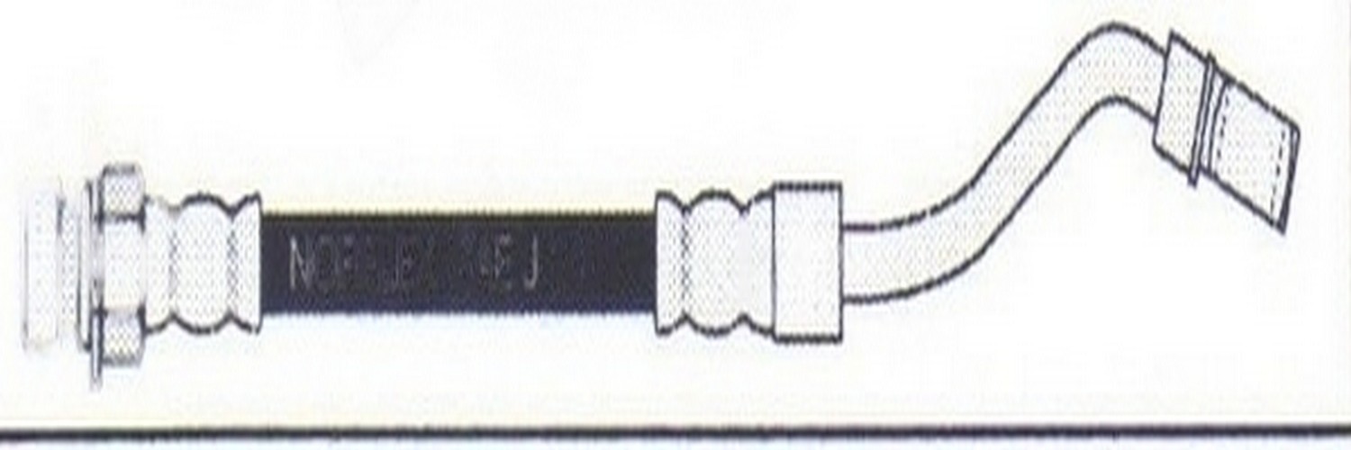 Manguera de freno flexible delantera derecha