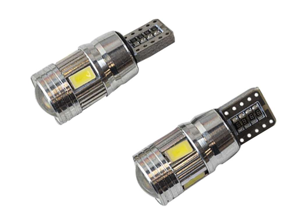 LAMPARA LED 12V. C-IMPRESO CANBUS 6 LED JGO