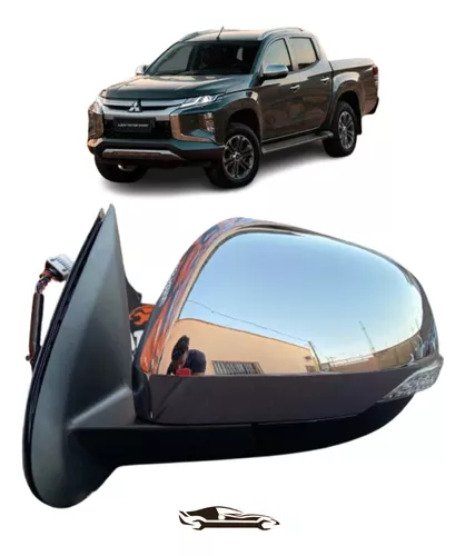 Retrovisor exterior izquierdo cromado Mitsubishi L200 Triton