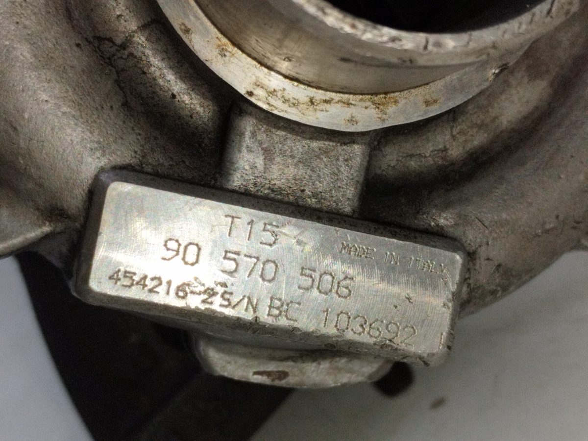 Turbocompresor Opel Astra G Berlina 1998-2004 2.0 DTI 2.0L 74kW 90570506