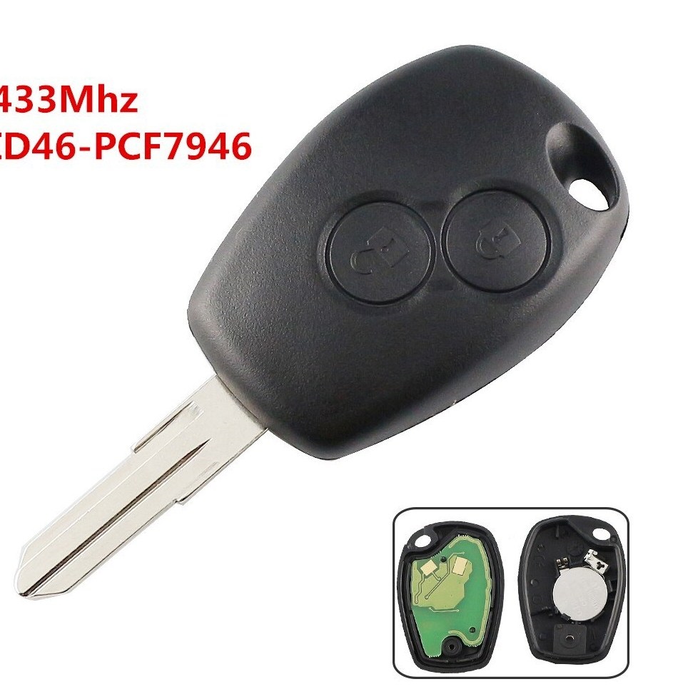 MANDO A DISTANCIA RENAULT LOGAN/SANDERO/MASTER III/DUSTER 2 BOTONES CON CHIP [AKONEN KEYS]