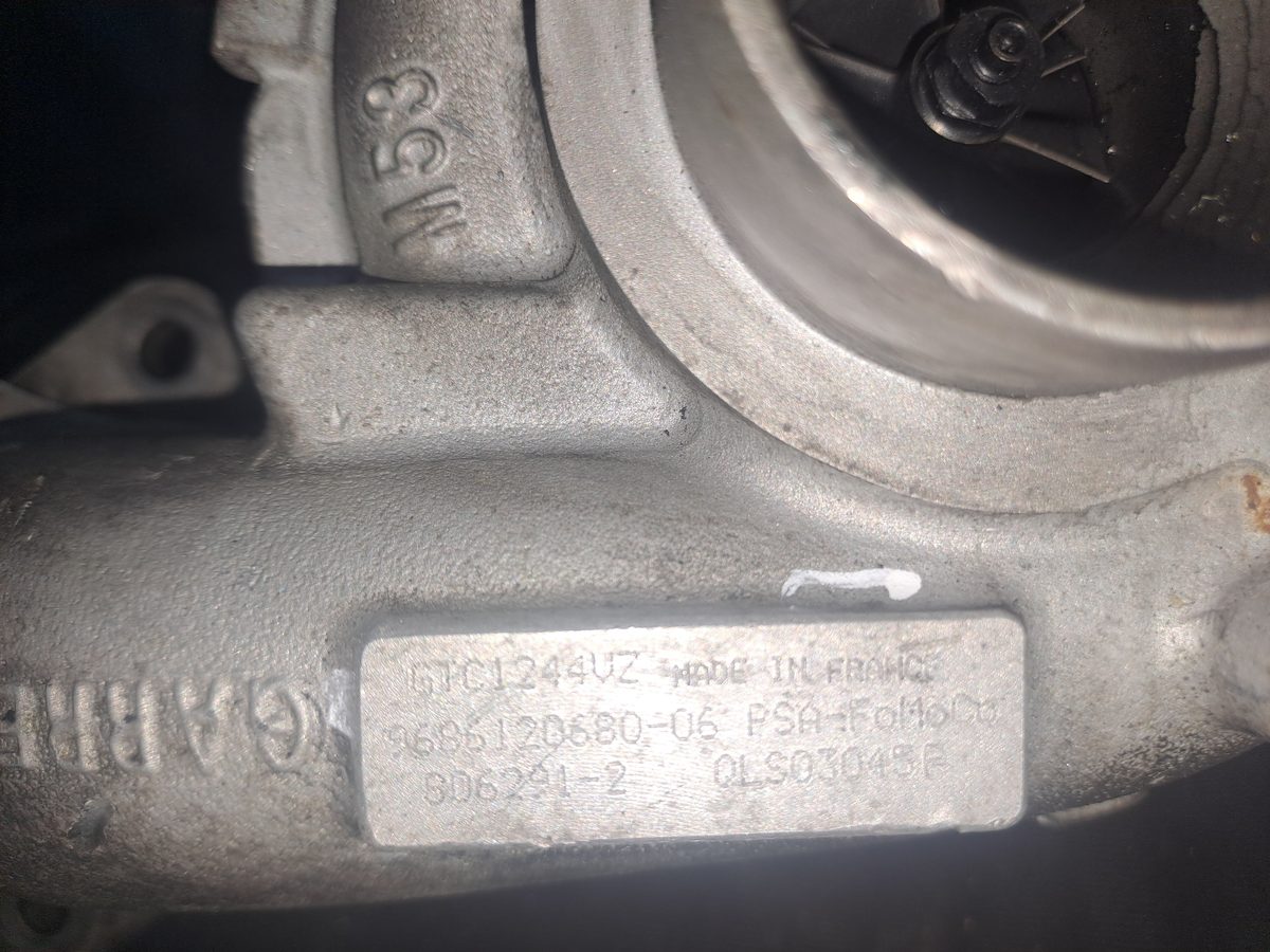 Turbocompresor Citroën C4 Picasso 2007-2013 1.6 HDi FAP 1.6L 82kW 968612068006