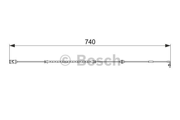 SENSOR DE DESGASTE PASTILLA FRENO CHEVROLET ASTRA 2.0TDI