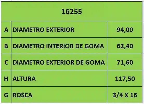 FILTRO ACEITE » 3/4 x 16 FORD-GM (PH5443)