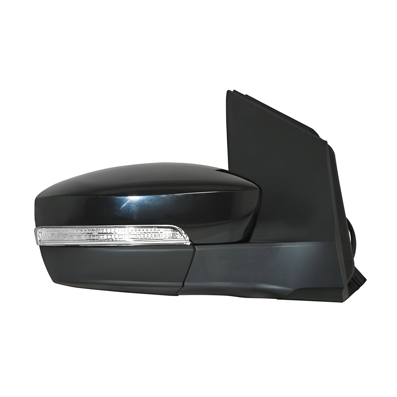 ESPEJO EXT. DER. ELECTRICO C/SEÑAL NEGRO TEXT. 5 PINS -TYC-