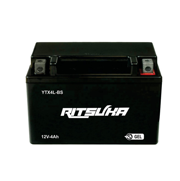 BATERIA DE GEL SMF PARA MOTO 12V 4AH 114X70X85 YTX4L-BS
