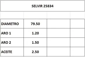 AROS  79.5mm RENAULT 1.6 16V  STD (K4M) CTI
