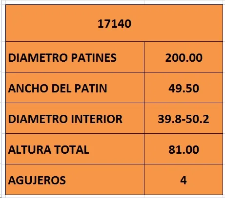 CAMPANA FRENO (200mm) TRA VW GOL-GOLF-PARATI