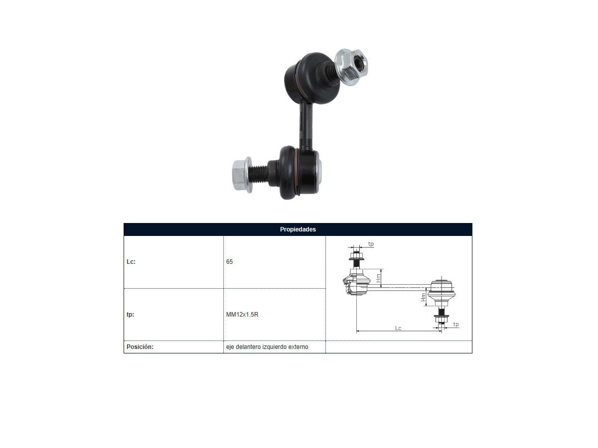 Bieleta Mitsubishi L200 07-14 Izq