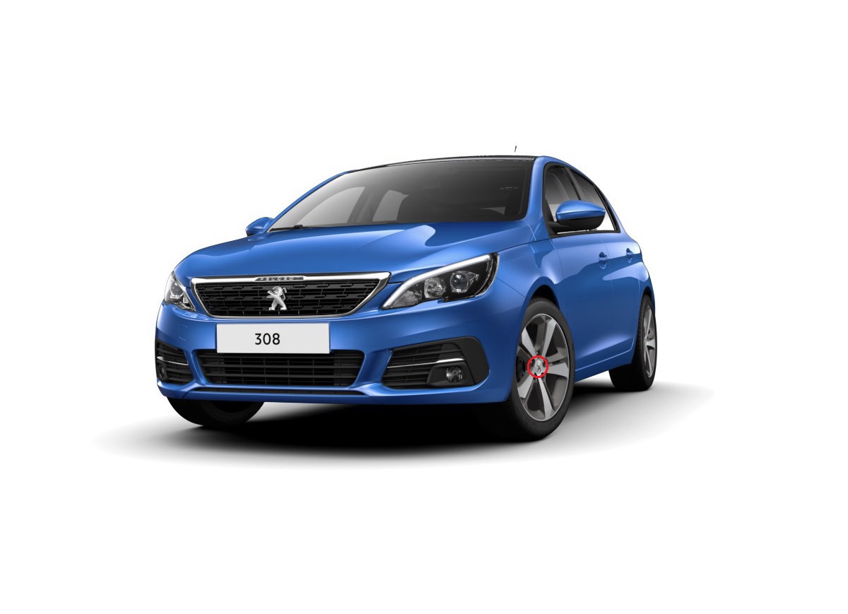 TAZA CENTRO LLANTA PEUGEOT 308 [ORIGINAL PSA]