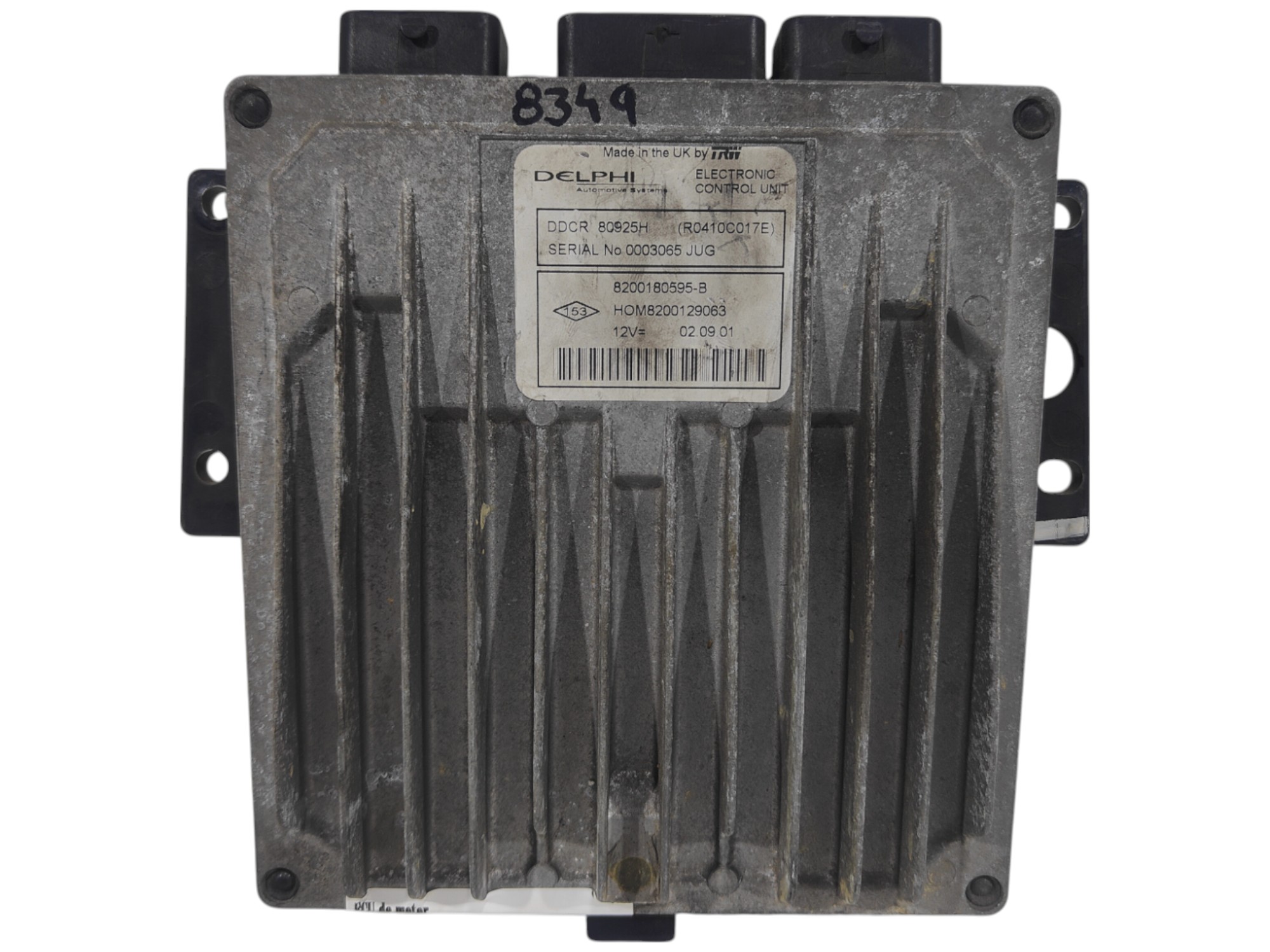 ECU de motor Renault CLIO 1.5 DCI , Ref: 8349-K3B5