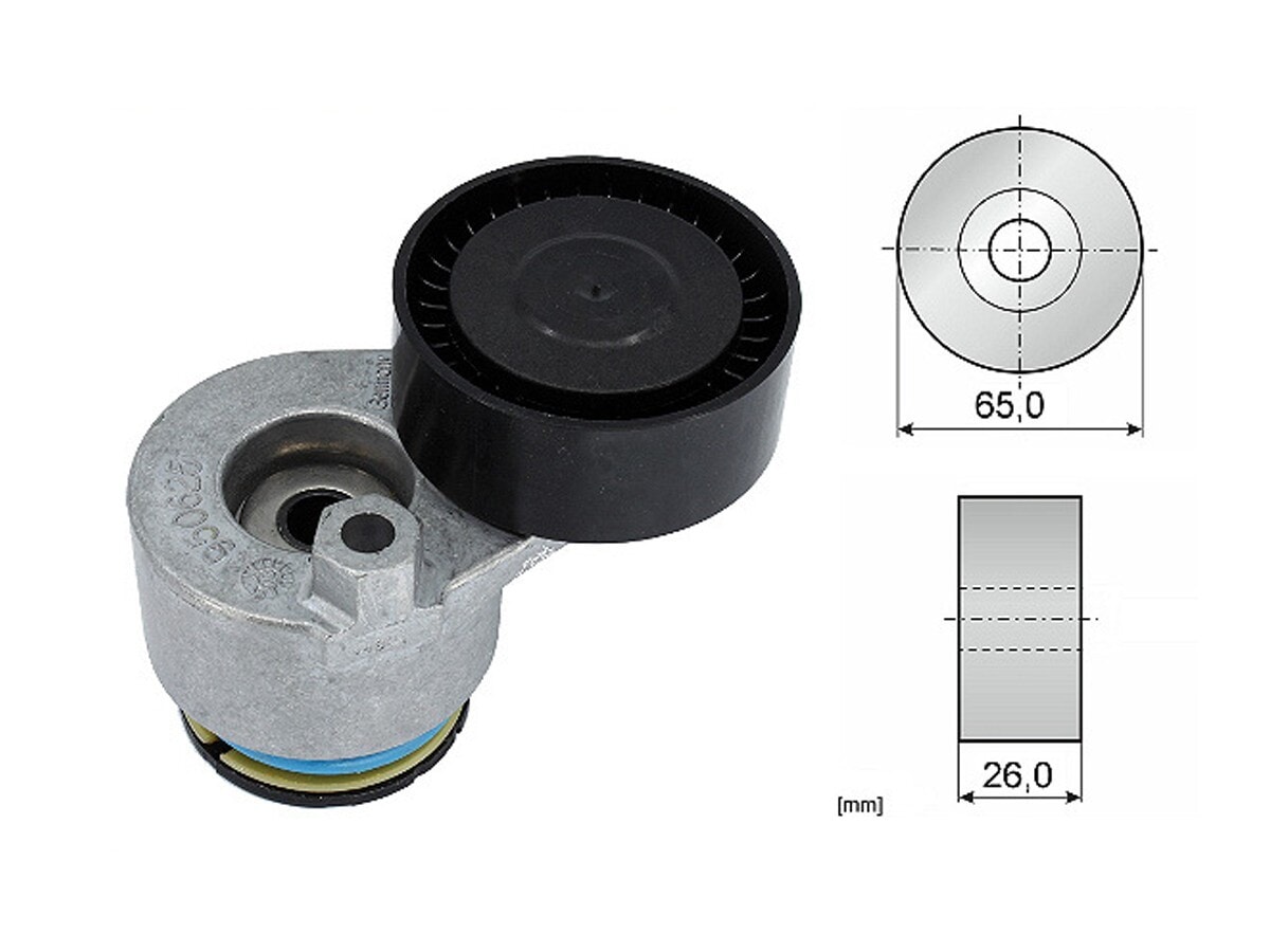 Tensor de correa de accesorios