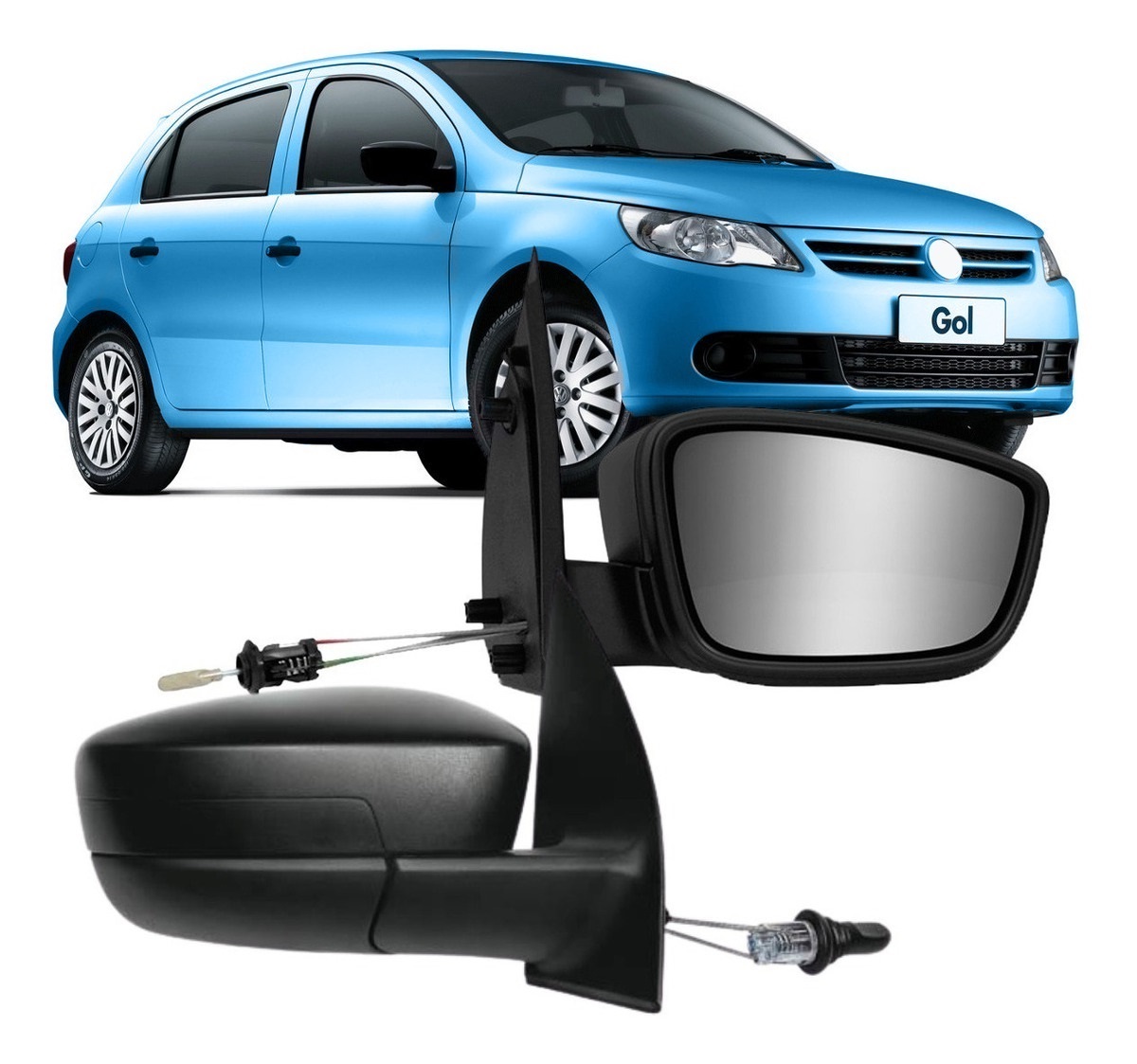 Espejo retrovisor exterior derecho control manual