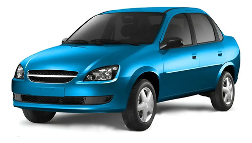 Kit Semioptica Delantera Negra Chevrolet Corsa Classic + H4