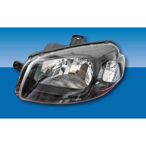 SEMIOPTICA FIAT DER. FIORINO 14...22 UNO EVO 2011...2014  FONDO CROMADO MANUAL H4 60-55W