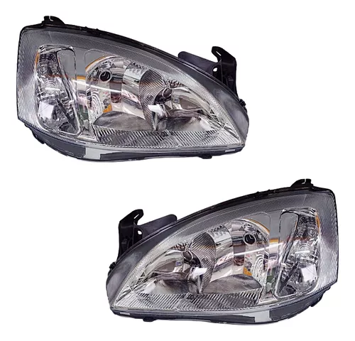 Par de faros delanteros
