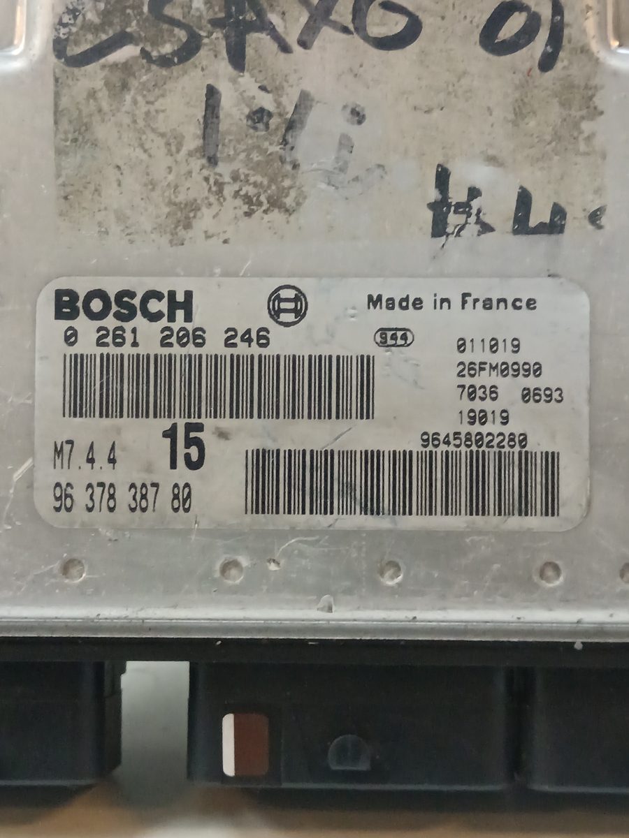 Centralita Motor Uce Citroën Saxo 1996-2000 1.4 Monaco 1.4L 55kW 0261206246