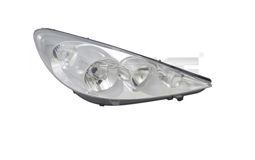 SEMIOPTICA PEUGEOT 207 DERECHA T3 ARMADO EN FRANCIA [TYC]