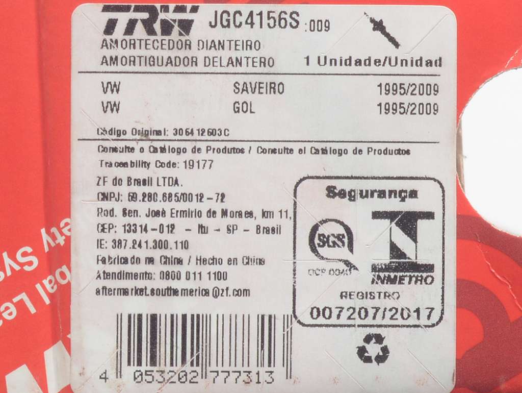 Amortiguador delantero